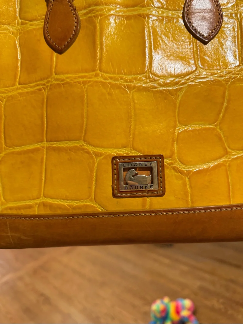 Dooney & Bourke croc embossed